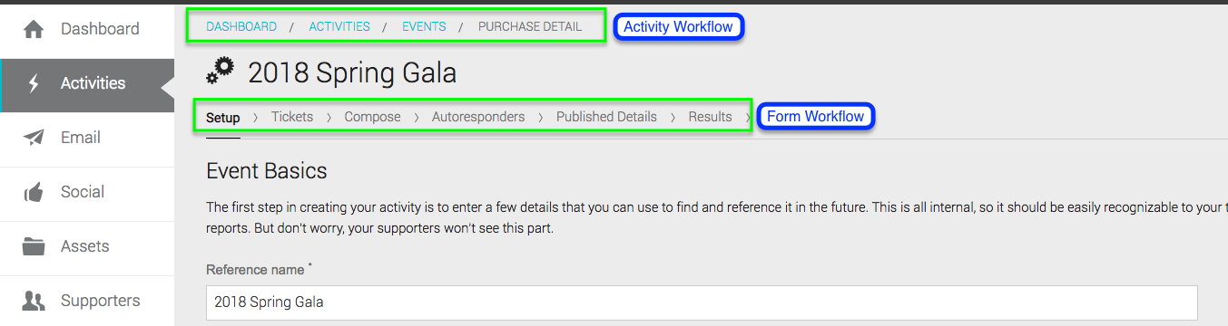 New Activity or Form: Compose – Salsa Knowledgebase