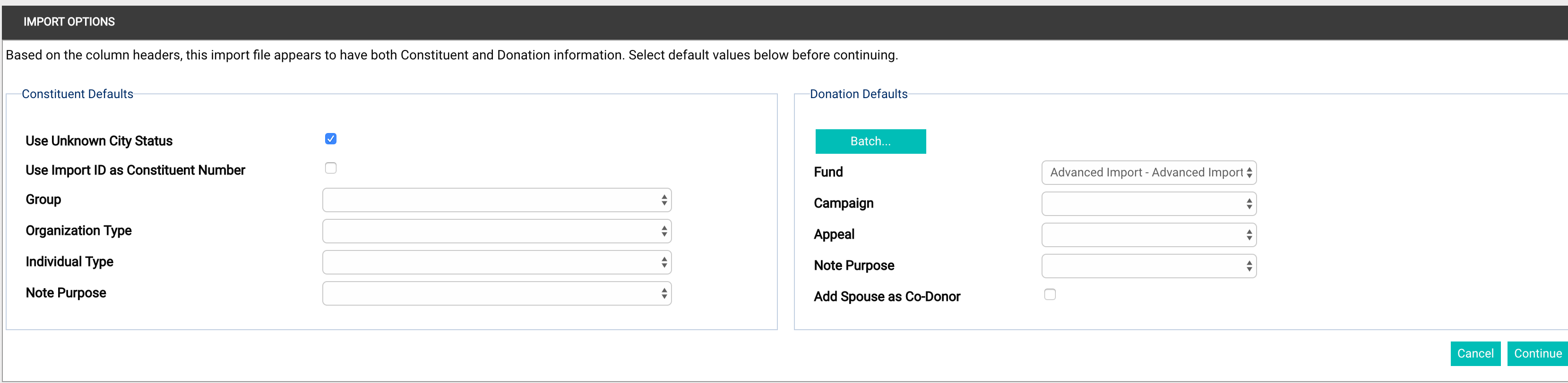 Import Constituent Information – Salsa Knowledgebase